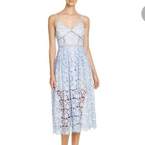 Aqua|Bloomingdales Lace Camisole midi Dress